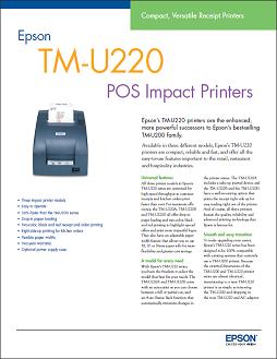 Epson TM-U220B POS Printer.