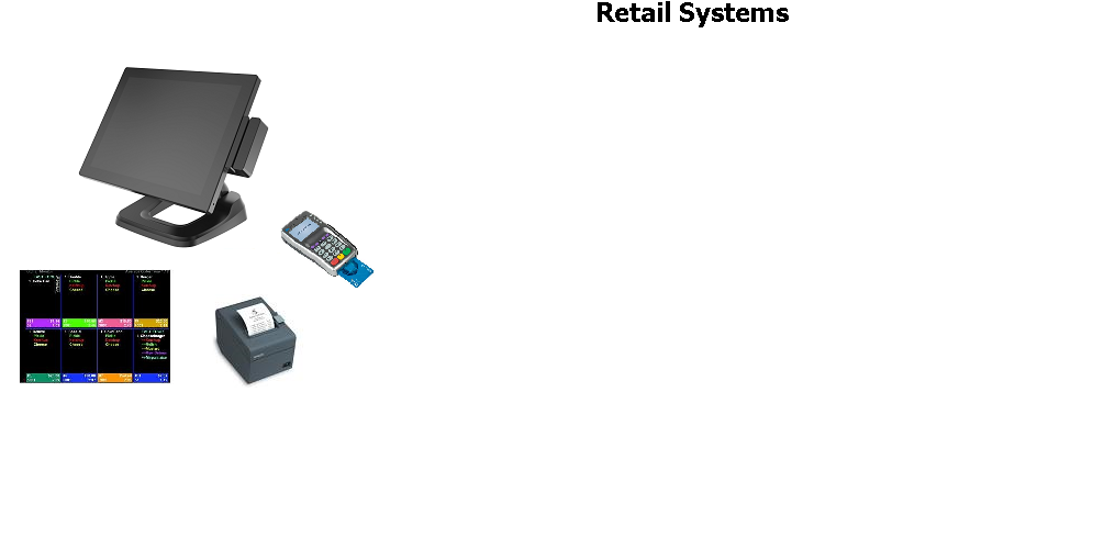 Point of Sale System terminal.