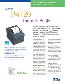 Epson TM-T20 POS Printer.