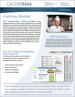 Catering Module.