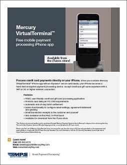 Worldpay VT iPhone app.